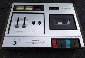 99-16404w Lafayette Stereo Cassette Tape Deck Rk-d100 Vintage Audio Dolby Rec Levels