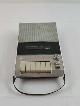 Rk-100 Lafayette Vintage Stereo Cassette Deck Recorder Tested Works 1970 Silver