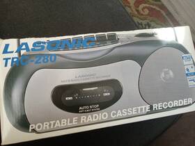 Trc-280 Lasonic Vtng Boombox Radio Cassette Recorder 1980 New In Box Old Stock