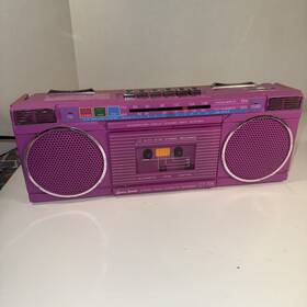 Ct-729 Lenoxx Vintage 1986 Sound Stereo Radio Cassette Recorder Deck Boombox T