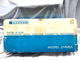 2v96a-198c Lloyds Automatic Lever Control Cassette Recorder Model