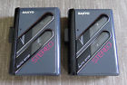 Gp22 M Sanyo Lot Of Vintage Walkman Personal Cassette Players Model Tested