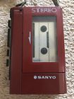 M4440 Sanyo Personal Stereo Retro Vintage Walkman Tested