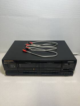 Mcb300 Magnavox Dual Cassette Player Recorder With Cords-for Parts/repair