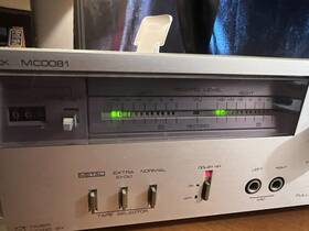 Mcd081 Magnavox Stereo Cassette Deck Tested. Powers On