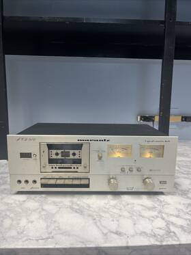 Mcd910 Marantz Vintage 2 Speed Cassette Deck - Turns On Repair Or Parts -read