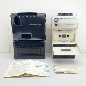 Masterwork M-650 Tape Recorder Cassette Player With Case For Parts Only Ships Free