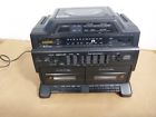 Mcd-s800 Sanyo Vintage Cd Player Boombox Cassette Radio Bookshelf No Speaker