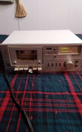 3530 Mcs Vintage Series Metal Stereo Cassette Tape Deck - Parts Or Repair