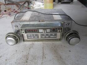 Irk-708 Mecca Vintage 8 Track Stereo Tape Player And Am/fm Car Radio Japan Untested