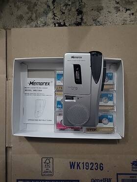 Mb2168a Memorex Vox Micro Cassette Tape Recorder