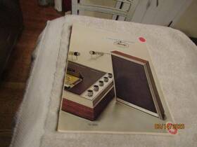 Tr-4500 Mercury Vintage Cassette Tape Recorder Stereo Systems Fold Out Brochure 1970