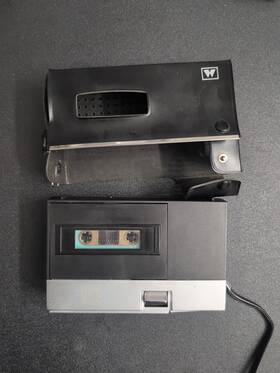 12-142 Midland International Cassette Player / Recorder Model With Leather Case
