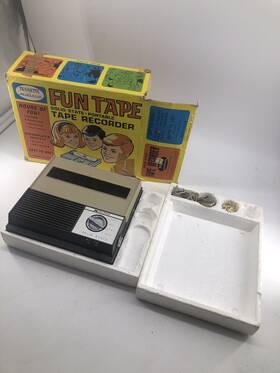 23-5628 Midland Transette By Fun Tape Recorder Vintage 1968 Model Rare With Box
