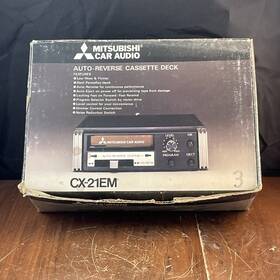 Mitsubishi Cx-21em Car Audio Dimmer Control Auto Reverse Stereo Cassette Deck