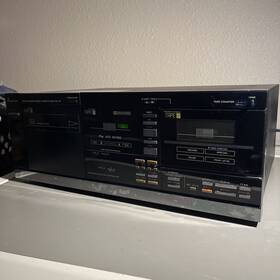 Dt-157 Mitsubishi Auto Changer Double Cassette Deck See Desc Tested Parts/repair