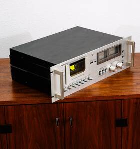 Dt-4550 Mitsubishi Vintage Tape Desk Silver Rack Mount 70s Hifi 2 Head 4 Track