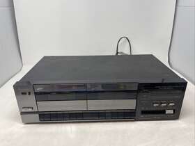 Dt-79 Mitsubishi Stereo Double Cassette Deck For Parts Or Repair Only
