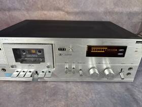 Gen6849a Montgomery Ward Metal Stereo Cassette Deck Recorder Tested/read