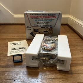 Ortv-800 Mustang Ortv 800 Car Stereo Radio Cassette Tv Vintage Dash Unit