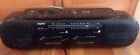 Mw708 Sanyo Vintage Model Double Cassette Recorder Stereo Radio Boombox