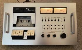 3826804 Nakamichi 600 2 Head Cassette Deck With Dust Cover Works All Original Packing