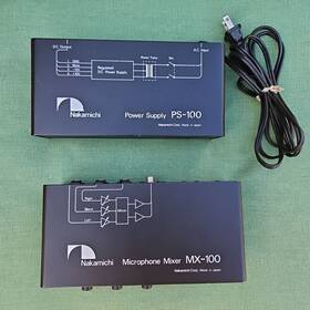 Mx-100 Nakamichi Ps-100 Mx100 Power Supply And Microphone Mixer