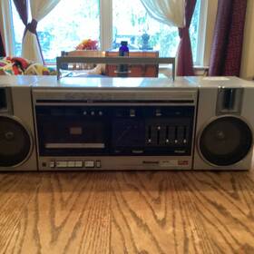 Rx-c46 National Rxc46 Vintage Boombox Cassette Radio Am/fm Dual Power Functional Retro