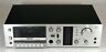 Nd-790 Nikko Vintage Silver Stereo Cassette Deck Powers On For Parts