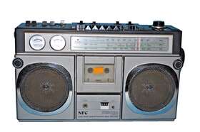 Rms-1100r Nec Vintage Radio Cassette Tape Recorder Boombox 1987 Era Model Japan