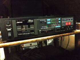 Nd-750 Nikko Quick Reverse 2 Head Cassette Deck Inch Serviced