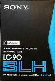Lc-90 Nos Blank Sony Slh Elcaset Never Used Unsealed Complete Without Rig Inserts