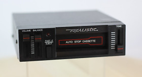 12-1807a Nos Vintage Realistic Radio Shack Stereo Car Cassette Under Dash Model