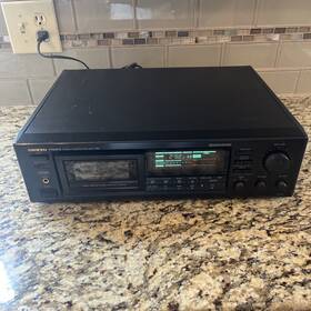 Ta-207 Onkyo Integra Stereo Cassette Tape Deck 3 Head - Tested And Working Read