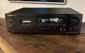 Onkyo Ta-6711 Stereo Cassette Deck Recorder Tested Limited Working Order