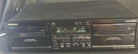 Ta-rw544 Onkyo Vintage Double Cassette Tape Player Dubbing Tested And Working