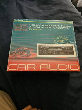 12-2104 Optimus Stereo Dash Cassette In Box Unused Vintage 1996 A High Power