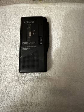 Optimus 14-1045 Micro-33 Voice Activated Microcassette Recorder Tape