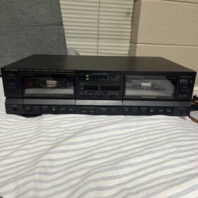 Sct-37 Optimus 14-659 High Speed Dubbing Stereo Cassette Deck Hx Pro 2 Bonus Cables