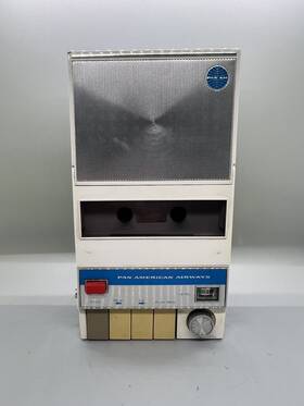 Pan Am Airways M-26p Vintage 1960s Cassette Tape Recorder Model#
