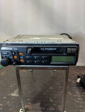 No.cq-2000beu Panasonic Vintage Car Radio/cassette Deck Untested Sold As Is