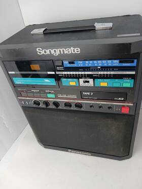 Rq-k2 Panasonic Songmate Cassette 8 Track Karaoke Tested Very Rare