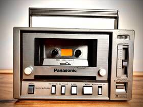 Panasonic Rs-j1 Vintage Stereo Cassette Player Fully Tested And Working