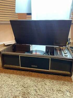 Se-1219 Panasonic Ultra Rare Console Am/fm/record Player