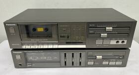 Rs-370 Panasonic Su-355 Vtg Lot Cassette Deck Stereo Integrated Amplifier Video