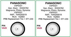 Pv-1220 Panasonic Va25 2 Prb Vcr Video Idler Wheel For Ag-1500/nv-8410/pv-1220 Other