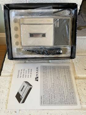 20-9002 Pax Japan Vintage Pocket Size Cassette Recorder Model