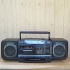 Pc-v55 Pcv55 Jvc Vintage Boombox Ghetto Blaster Portable Radio Tape Stereo Nice