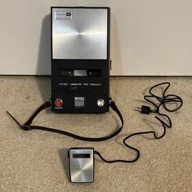 Trc-20bk Philco & Ford Vintage Solid State Model Cassette Tape Recorder Plscdesc