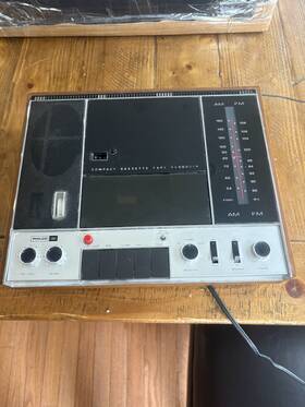 Philco & Ford Trc-36wa Vintage Solid State Model Cassette Radio Tape Recorder